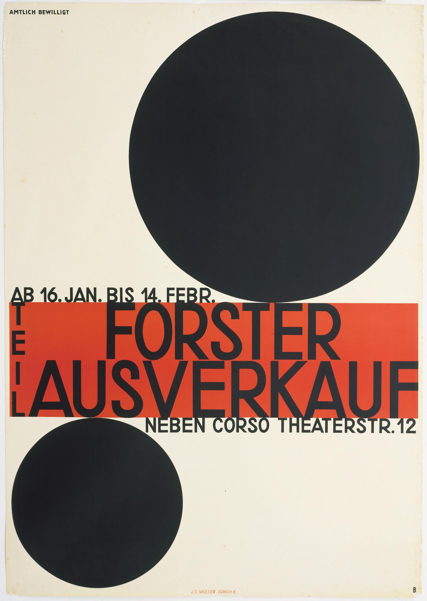 A poster by Otto Baumberger